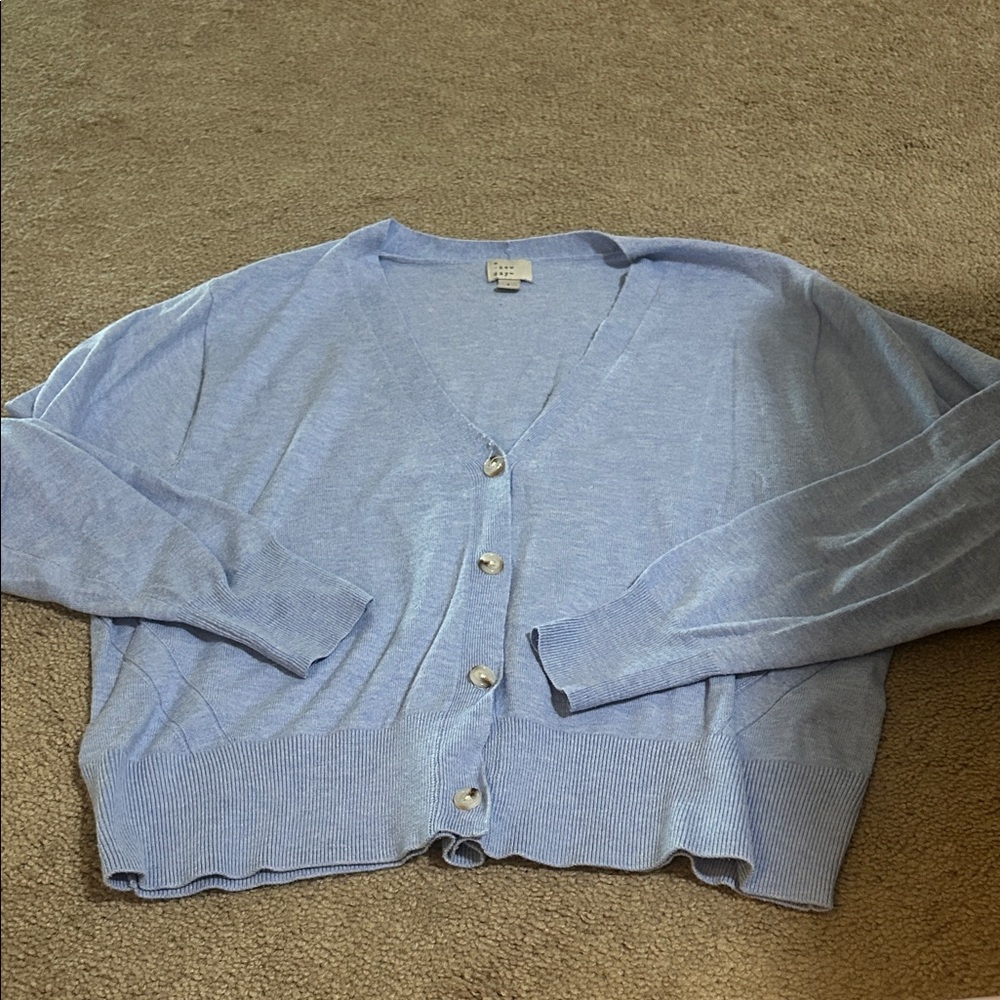 a new day Women's Sky Blue Cardigan Sweater